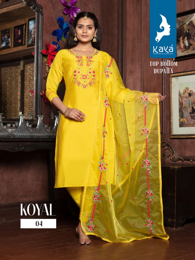 Kaya Koyal Silk Readymade Suits Catalog
